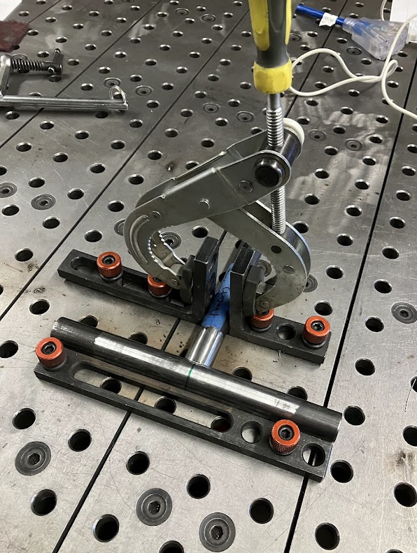 Welding the footrest
